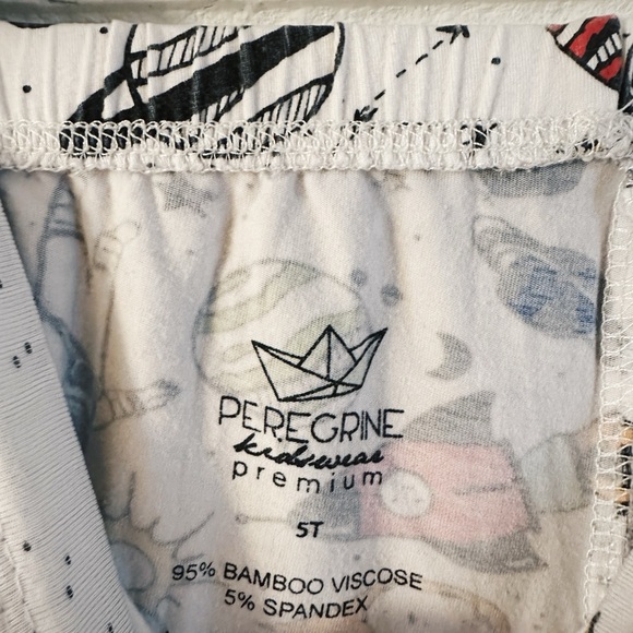 Peregrine Stormy Space Doodle Two-piece Bamboo Pajamas - Picture 6 of 8